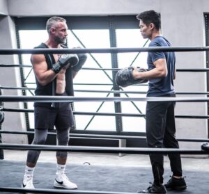 Jay Harrington Instagram - a little warm up with Stevens and Tan before the fight…
TOMORROW NIGHT is @swatcbs night!
8pm on @cbstv 
👊🏼👊🏼👊🏼

@davinophotostudio