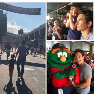 Jay Hayden Instagram - Dear @wallyredsox, @mookiebetts, and the @redsox,
Thank you for making this kid’s dreams come true. I think my son enjoyed it as well. #stilllearninghowtoeatahotdog