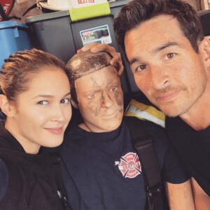 Jay Hayden Instagram - Number 1 and a dummy. Also a mannequin.  We’re back! This Thursday @station19 returns!
