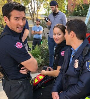 Jay Hayden Instagram - Can we all watch @station19 tonight?? Should we all just turn it on at 9/8c on ABC and do some twittering about it? I think the answer can be yes. Let’s do yes and get those kids to bed, grab a beverage, and tune in. #station19 #tgit
