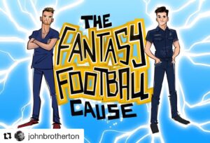 Jay Hayden Instagram - #Repost @johnbrotherton with @get_repost
・・・
FantasyFootball Charity = #TheFantasyFootballCause 
🏈 👼 💸🙏
The Fantasy Football Cause is here! Home of guilt free #fantasyfootball where every week @jayhayden00 and I talk fantasy, chat with celebrities, all while raising money for #charity !!! 
.
Our first ‘Cause of the week’ #huntingtonsdisease in honor of special guest Scott Porter!  @skittishkid HDSA.org 
.
TUNE IN TONIGHT! 9/23/20 
twitch.tv/FantasyFootballCause 
@7pm PST
.
DONATE NOW! 
tiltify.com/@fantasy-football-cause/heroes4huntingtons
.
Swipe ➡️ for all links
.
All donations go directly to charity!! 
.
WE THANK YOU!!! 
.
@fantasyfootballcounselor will also be joining us for some fantasy smack talk 💪
.
(amazing art by @themikeroberts)
.
See you tonight! 🙏🤙
(@Twitch link in bio)