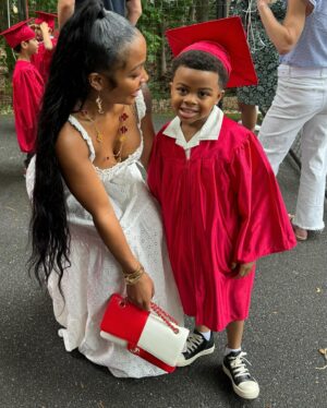 Jayda Cheaves Instagram - I’m not gonna yieeeee @loyalarmani is going to kindergarten 🎉 he did it! 🎈 WE did it! Now this is when time really begins to fly 🥹🥹🥹 ✌🏽 out PRE K