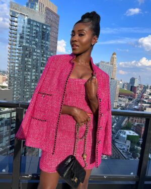 Jayme Lawson Instagram - Life Size in @chanelofficial 

 
#ChanelTribeca2022
 #CHANELinCinema