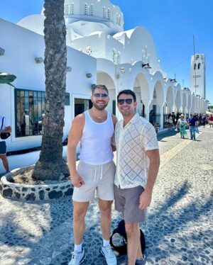 Jaymes Vaughan Instagram - Santorini Dump 💙🇬🇷
