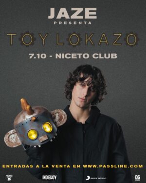 Jaze Instagram - TOY LOKAZO EN BUENOS AIRES🇦🇷

una locura, despues d un año sin tocar presento por primera vez este disco (junto con los otros tracks tambien) en NICETO con una nueva banda hermosa en un show revariado lleno d energia y visuales y puro wuju

las entradas estan a la venta en el link de mi bio, los veoo ahi este 7 de octubre craxxx <3