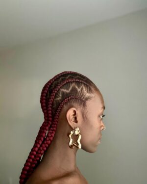 Jazlyn Miller Instagram - You heard her😮‍💨🥵 
——

Braids: @modernstylessb 🫶🏾🫶🏾