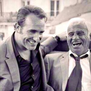 Jean Dujardin Instagram - « Amuse-toi » me disait-il ❤️ #jeanpaulbelmondo