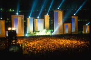 Jean-Michel Jarre Instagram - Barcelona Olympic Stadium such a fantastic audience! Awesome! #barcelona #spain #festival #music #concert #europe #jeanmicheljarre