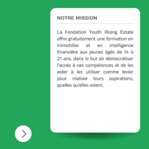 Jean Pascal Instagram - 🌟Découvrez La Fondation Youth Rising Estate🌟

Nous sommes ravis de vous présenter notre initiative pour les jeunes de 14 à 21 ans.

Ce carrousel vous expliquera en détail ce que nous faisons et pourquoi nous le faisons. 

Restez à l'affût, car les inscriptions pour notre formation gratuite débutent dès demain! 🚀