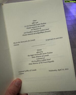 Jean-Philippe Dion Instagram - J’ai eu le privilège d’être invité à ce repas en l’honneur du premier ministre français @gabrielattal ! Le plus jeune à occuper cette fonction dans l’histoire de la France. Il est éloquent, charismatique et semble avoir à cœur le lien entre le Canada et la France. Ça me réjouit. ❤️🇫🇷🇨🇦