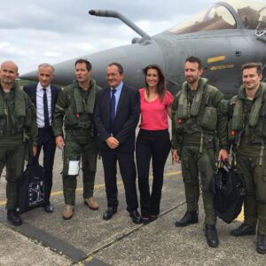 Jean-Pierre Pernaut Instagram - Avec Thomas Pesquet , Gilles Bouleau , Anne Claire Coudray et des pilotes de Rafale de Normandie Niemen à Mont de Marsan. On prépare un super 14 juillet sur TF1