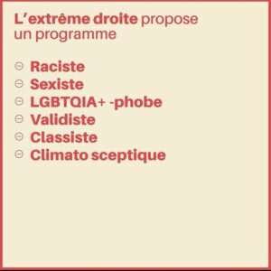 Jeanne Added Instagram - @front_electronique 
Au vu des circonstances politiques gravissimes en France, nous sommes près de 200 artistes, médias, promoteur•ices, vidéastes, etc… de la scène musicale française à s’être unis spontanément pour s’organiser face à cette crise. 

Notre communauté culturelle, plurielle et inclusive, doit absolument se mobiliser pour garantir l’avenir des espaces de libertés que nous avons construit ensemble.

En ce sens, un comité regroupant toustes ces acteur•ices s’est porté volontaire pour agir avec des actions comme : l’organisation d’événements et de livestream centrés sur l’appel au vote et à la sensibilisation des enjeux et risques actuels, la création d’un hymne commun et la curation de VA dans le but de récolter des fonds.

Le 30 juin et le 7 juillet prochain on se retrouve tous•tesX aux bureaux de vote !