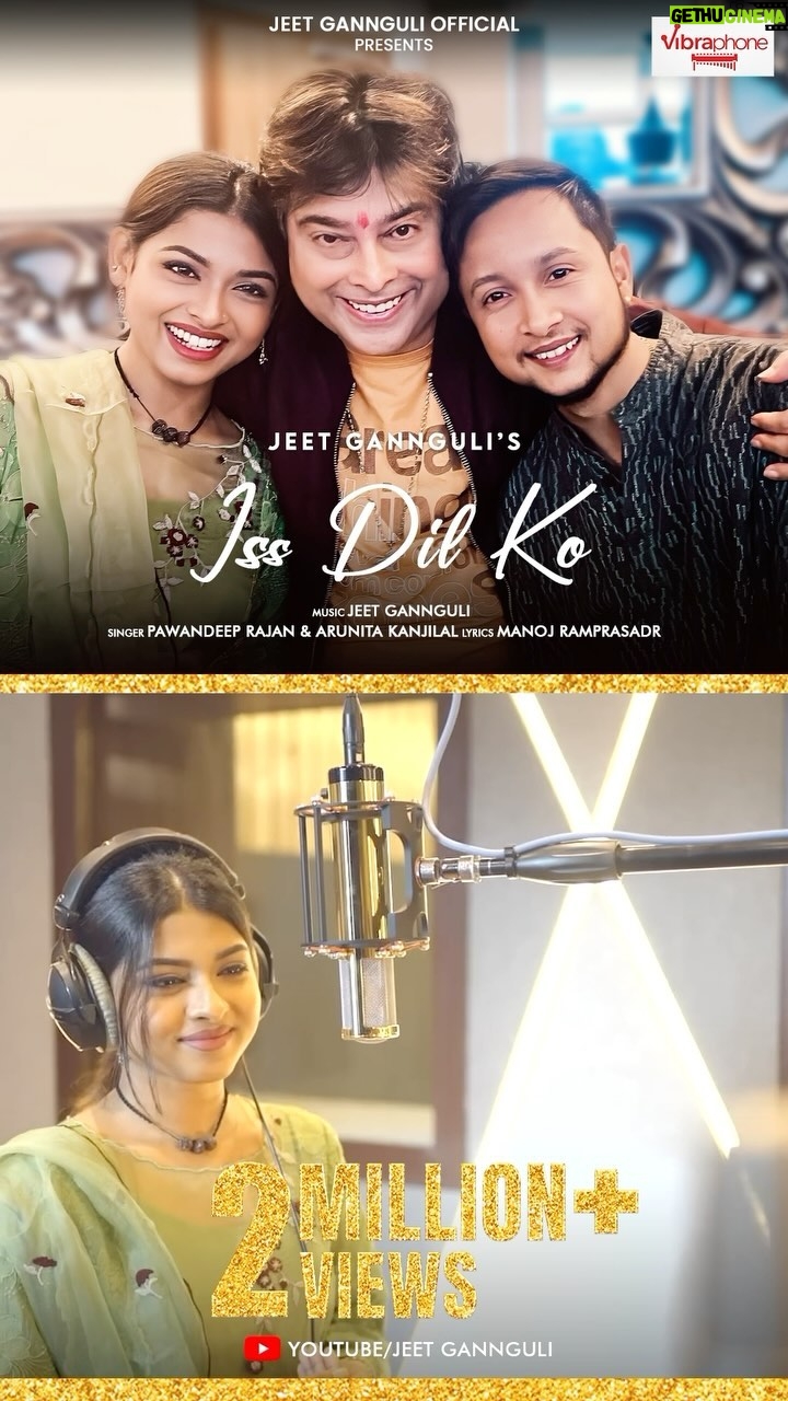 Jeet Gannguli - 3.4K Likes - Celebrating 2 million hearts touched by ‘Iss Dil Ko’! Thank you for all the love ❤️🎶
@pawandeeprajan
@arunitakanjilal
@rupjit_playheadstudio
@chandrani999
@manojramprasadrofficial
#milestonemoment #2millionviews #issdilko
#issdilko #jeetgannguli #pawandeeprajan
#pawandeeparunita #arunitakanjilal #jeetganguly
#musicmagic #soulfulvibe #pawandeep #arunita