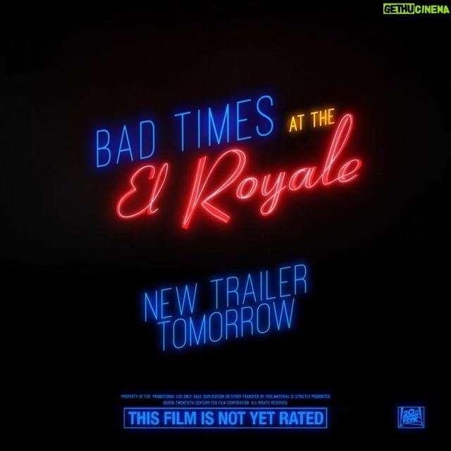 Jeff Bridges - 5.3K Likes - All roads lead here. New trailer tomorrow. #ElRoyaleMovie