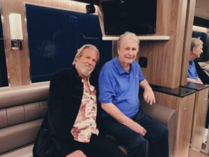 Jeff Bridges Instagram - Visiting our friend @brianwilsonlive at the Arlington in Santa Barbara. On tour now with @thezombiesofficial
