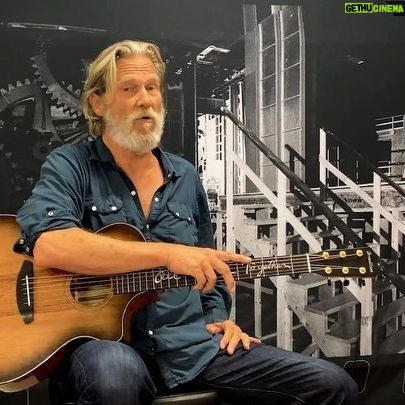 Jeff Bridges - 9K Likes - Bid to win this exquisite, personalized guitar made from sustainably harvested wood with #allinthistogether on the fretboard to benefit @PlasticPollutes. http://ow.ly/uwp430qFoSI