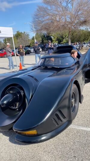 Jeff Dunham Instagram - Little Jack and I drove the Keaton Batmobile to Super Car Sunday this past weekend! Saw some old friends and made some new. 👍 Always fun. AND… Can’t wait for #TheFlash on June 16! MK is BACK!