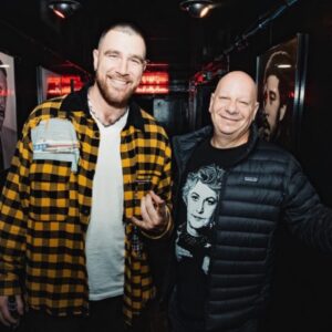 Jeff Ross Instagram - Don’t we make the cutest couple? He even promised me a ring in two weeks. Shout out  @killatrav and all the @chiefs on making it to another #SuperBowl