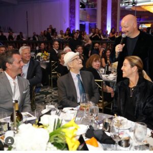 Jeff Ross Instagram - Norman Lear was 101 years old and still partying !

After Jada’s infamous Oscars incident I wrote a magazine editorial about my personal experience with alopecia. Norman called me, told me he enjoyed the article, and offered me his hat. 

Once when I told Norman that Gilbert Gottfried was sick he said “Laughing adds time to your life and Gilbert gave me years”. 

Long live King Lear. He added years to our lives. 

Sending love to his friend @carmensandiegola and his family.