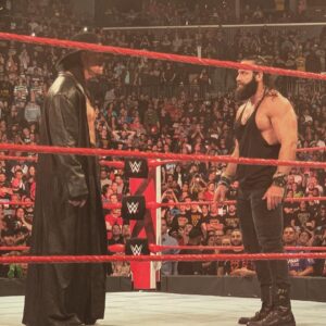 Jeff Sciullo Instagram - Elias v Undertaker was set to happen in Saudi shortly after this segment. Everything about this night was electric. THINGS CHANGED.  Myself and The Deadman have crossed paths multiple times since I’ve been here, and I hope it’s not the last. There is a great story to be told both on screen & behind the curtain. He’s one of the greatest to ever do it. Check out @Undertaker: The Last Ride on the @WWE network to learn more about the man behind The Undertaker.