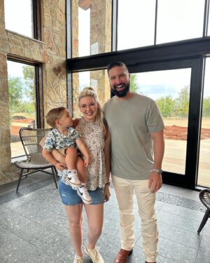 Jeff Weldon Instagram - We had the most wonderful time at @longneckmanor this past weekend. Winston is infatuated with animals, so we figured we would treat him to a special encounter with some Giraffe’s and Rhinos! Winston was a little timid while feeding them though, but loved the up close and personal animal interactions. The highlight of the trip was Danielle getting licked by a giraffe when she wasn’t paying attention lol (scroll through and you’ll see the video)! After the week we had, this was the perfect way to put a smile on our faces. Highly recommend if you’re in the Fredericksburg, TX area.