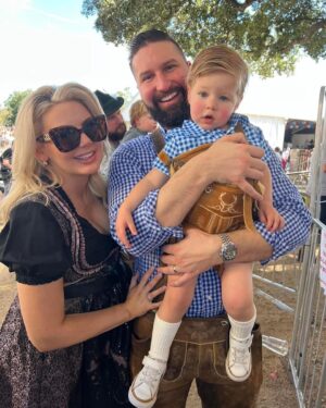Jeff Weldon Instagram - The Weldon’s had the “Wurst” time at Wurstfest 2023! Winston loved the live music and people watching. The carousel, not so much. Poor guy. We did get to see Gracie (Danielle’s Mom) and her friends and have some fun reuniting with them! Prost from the Weldon family!
