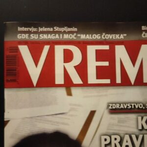 Jelena Stupljanin Instagram - Novi broj nedeljnika "VREME" na kioscima. 
Hvala na pozivu Ivana Milanović.
I hvala Marija Janković na divnim fotkama. 
@nedeljnik.vreme