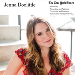 Jenna Doolittle Instagram - ✨Speechless. Wow. ✨
I never imagined I’d be featured in the @nytimes next to the likes of Andrew Lloyd Weber, The Black Theater Coalition & other inspiring artists & advocates. I just can’t quite believe this is real... 

Thank you all for your support. There were so many people who stepped up & did so much for actors this year. I’ll share more on those folks soon! 

I’m very grateful to be recognized in this way, but there is more work to do. Coming for you 2021! 🥰❤️✨ Full article link in my bio & link to subscribe. #actorsrise #actorsrisetogether #actorslife