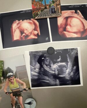 Jenna Doolittle Instagram - ✨You’ve been so supportive and kind to me and I want to share more of what’s going on in my life… 

I’m pregnant! 🎉

Starting a family is something @matttente and I have wanted for a very long time. Baby boy coming Feb 18th! 💙

I will say honestly that it’s been a challenge to lose my mom while becoming a mom. She was so unbelievably excited to be a grandma, but I am at least grateful that she knew he was on the way. 

“How do you balance joy and grief?” is a question I often come back to. Complex emotions that swirl about these days. 

Right now though, I’m just grateful for this beautiful baby growing in my belly and all your love and support. 🥰

I also want to say that if you are struggling to get pregnant or start a family of your own, I see you. I feel you. We sadly experienced pain and great loss on our journey to get here. I hope our joy can serve as inspiration to you and if you ever are feeling alone on your journey and want someone to lend an ear, feel free to drop me a line. 💛

Xoxo

PS. I did nothing to coordinate these pics on my fridge, but i just love that my mom is there joyfully celebrating him with us.