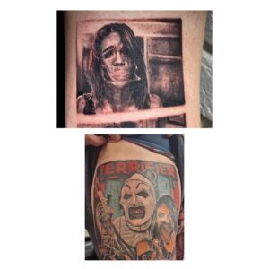 Jenna Kanell Instagram - Another badass collection of Tara Heyes fan art! Join me in one week at a local screening of #Terrifier run by some of my favorite indie folks - details on the last slide ♥️ In support of the strike, our talkback afterwards will center around horror and film in general, and anything under the sun aside from struck company work. Suggested topics: theories on unsolved mysteries, best practices in labor uprisings, and fun facts about sea creatures.

As we fight alongside our unions, thank you for supporting independent artists in any way you can. Cat food doesn’t pay for itself.