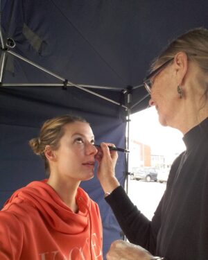 Jenna Saras Instagram - Getting my war paint on by Tanya Humprheys

#setlife #actress #actorslife #mua #makeup #hair #tuesdaymotivation #devilspeaks #reenactment #livingthedream #nofilter
