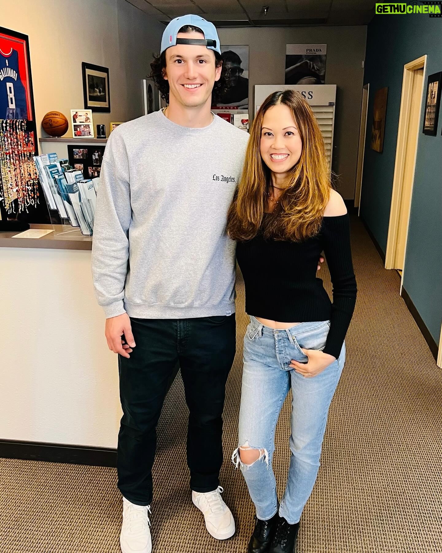Jennie Kwan - 704 Likes - You never know who you’re going to run into when seeing @dralexcorbin. I’m beaming with LA pride after meeting centerfielder #33 @jamesoutman. What a treat it was to meet him and his lovely wife @dashaoutman. I’m a huge @dodgers fan being a native Angelino so it made my week! And come to find out James grew up on Avatar: The Last Air Bender. Respect!!🙌🏼💙💚
.
.
.
#dodgers #dodgerbaseball #avatarthelastairbender #suki #dodgerfan #la #losangeles #cityofangels #ilovela #dodgerblue