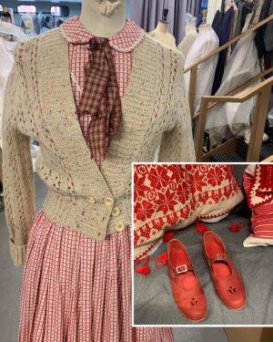 Jenny Beavan Instagram - White Bird - finding my way… Starting points on a film are always the script and the director's vision. Then comes the fun part - the research! In the case of White Bird there is much photographic material out there.. I build the looks from photos, existing costumes in costume houses, shops for fabrics and in this case wool and shoe leather … 

So here is a little selection from my many hundreds of photos – never say I get carried away! Includes schools, weddings, partisans, village people – plus stands various, knit samples, dye samples and a fabulous antique emporium in Melnik which opened up for us! 

	
@WhiteBirdMovie
@Lionsgate
You never forget kindness. WHITE BIRD - In theaters this August. 
#ChooseKind