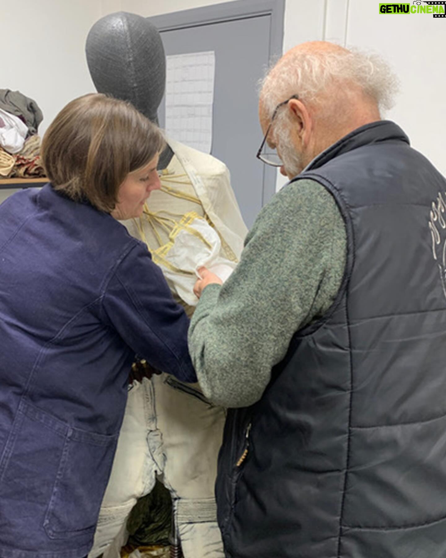 Jenny Beavan - 1.9K Likes - ‘Finding Dementus’
Furiosa’s Dementus was not an easy character to get a grip on, ie to understand where he came from and what formed him ... I found inspiration in despots, ‘gurus’ and showmen - with elements of all appearing in the final costume.
His costumes were born in our tiny studio in Peckham, using motorbike gear, parachutes and of course a teddy bear! We tried all sorts of paint techniques, dye for the parachute, as well as various draping looks - well aware this could be a nightmare on a motorbike …!
Later in Australia we were able to fit Chris Hemsworth and refine the whole look to suit everyone’s vision, with the final costume being a collaborative exercise as it should be on any film.
So here are some photos of the ideas on the stands, figuring it all out with Lauren Reyhani and Stephen Miles, fitting and working with Dan Blacklock, Chris’s Key Costumer in Sydney, before shooting in Broken Hill.
It was a journey, but a wonderful journey to make with Chris and George.
@madmaxsaga
@chrishemsworth
@lauren_reyhani_costume
@danblacklock08
@jasinboland