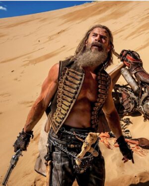 Jenny Beavan Instagram - Brilliant to see the Furiosa trailer! Brings back so many wonderful memories, particularly of my fantastic crew. Here are some photos to celebrate them - every day coming into the workshop was joyous. We had a wonderful party before Lauren and I came home. Thank you ALL SO MUCH!!

@chrishemsworth photo by @jasinboland

This is her Odyssey.
#Furiosa - Only in Theaters 2024

@madmaxmovie