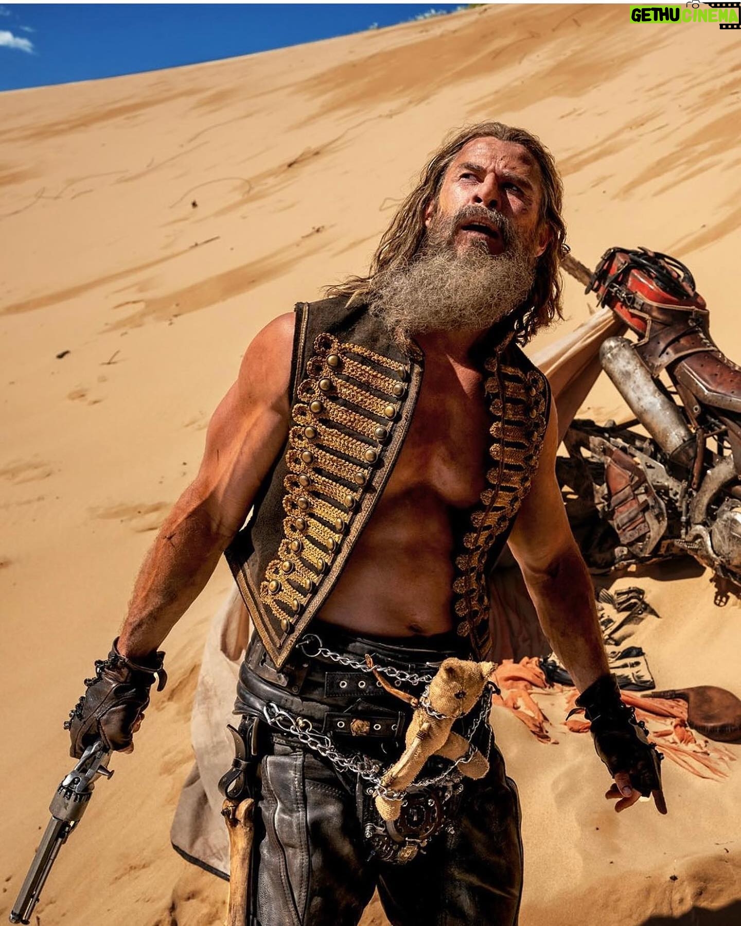 Jenny Beavan - 1.7K Likes - Brilliant to see the Furiosa trailer! Brings back so many wonderful memories, particularly of my fantastic crew. Here are some photos to celebrate them - every day coming into the workshop was joyous. We had a wonderful party before Lauren and I came home. Thank you ALL SO MUCH!!
@chrishemsworth photo by @jasinboland
This is her Odyssey.
#Furiosa - Only in Theaters 2024
@madmaxmovie