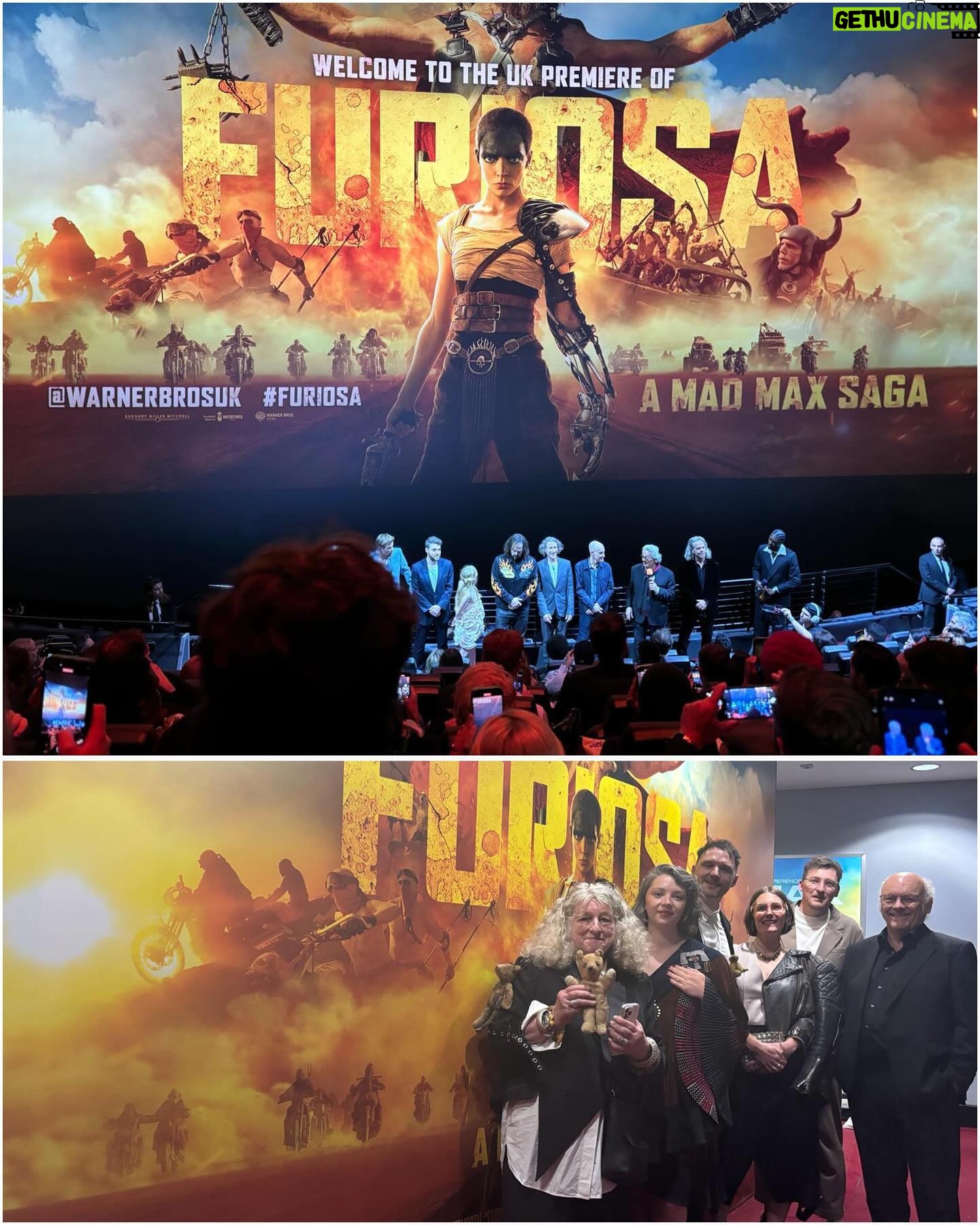 Jenny Beavan - 1.3K Likes - Furiosa premiere AND the first time I have seen it! Not the most relaxing experience with a full audience - normally you have the privacy of a ‘cast and crew’ screening. Not this time … the full on premiere experience and it is AMAZING! I am so proud and so happy for my amazing crew whose work really shows! One of the best crews ever. THANK YOU!
@madmaxsaga