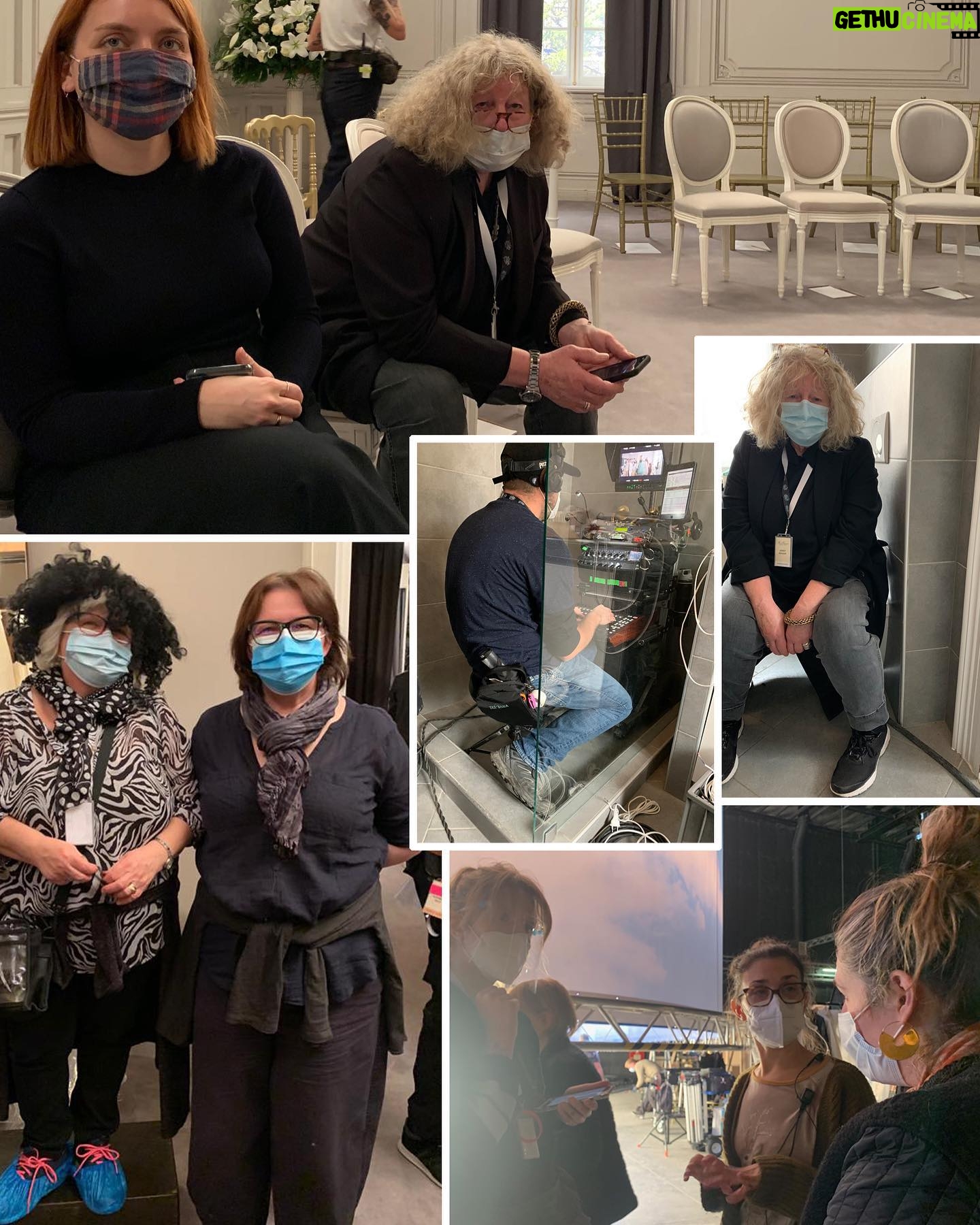 Jenny Beavan - 1.6K Likes - Thinking back on the Mrs Harris journey and finding the photographs of us in masks, and some which emphasise the glamour of filming on location …! Remembering the added difficulty of doing fittings in masks, visors and surgical gloves (although we gave up on gloves fairly quickly). It was so distancing from the characters we were trying to create, and each other, but obviously kept everyone safer. Masks, lockdown, quarantine and working in Hungarian! (not the easiest language on the planet) added to our challenges but everyone was so understanding and helpful and we got there! What a crew - not many of us but all so good. Dear Team Harris Costume!
Just the Oscars to go now and then Mrs Harris can put away her duster, fold her pinny neatly and rest her head wrap. She is a war baby and into sustainability so will have gotten a lot of use out of her outfit!
She, Jenny and Team Harris Costume are totally thrilled to have been recognised for all the awards and even to have won 🏆 one - thank you BIFA!! We were very honoured. We were a small modest film but we got noticed! I think the amazing Lesley Manville may have had something to do with that! Thank you all so much!
On the last lap now but so wonderful to have had time here in LA between awards and met so many lovely designers I didn’t know before. A privilege - the Guild evening was wonderful and fun! We are a good strong bunch.
@mrsharrismovie
