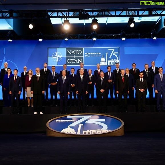 Jens Stoltenberg - 2.7K Likes - Thank you @potus and our Ally 🇺🇸 for a landmark 75th Anniversary NATO Summit.
We have taken key decisions to further strengthen our deterrence and defence, bolster long-term support to Ukraine & deepen global partnerships.