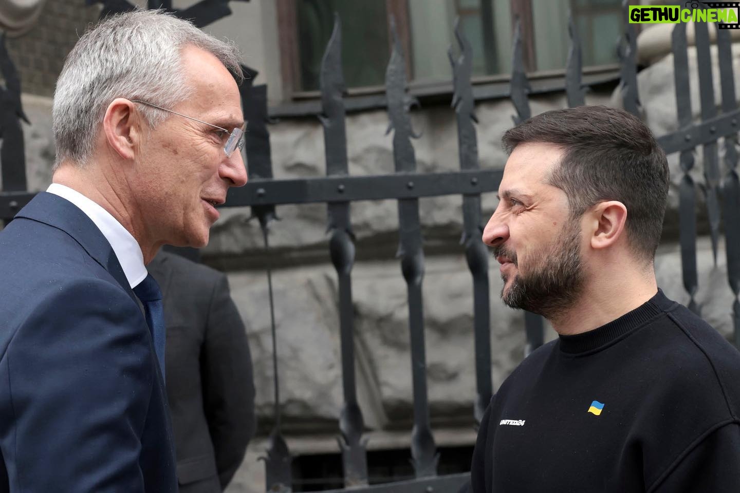 Jens Stoltenberg - 8.4K Likes - An honour to be back in Kyiv and meet with President Zelenskyy. We stand by you today and for the long haul.