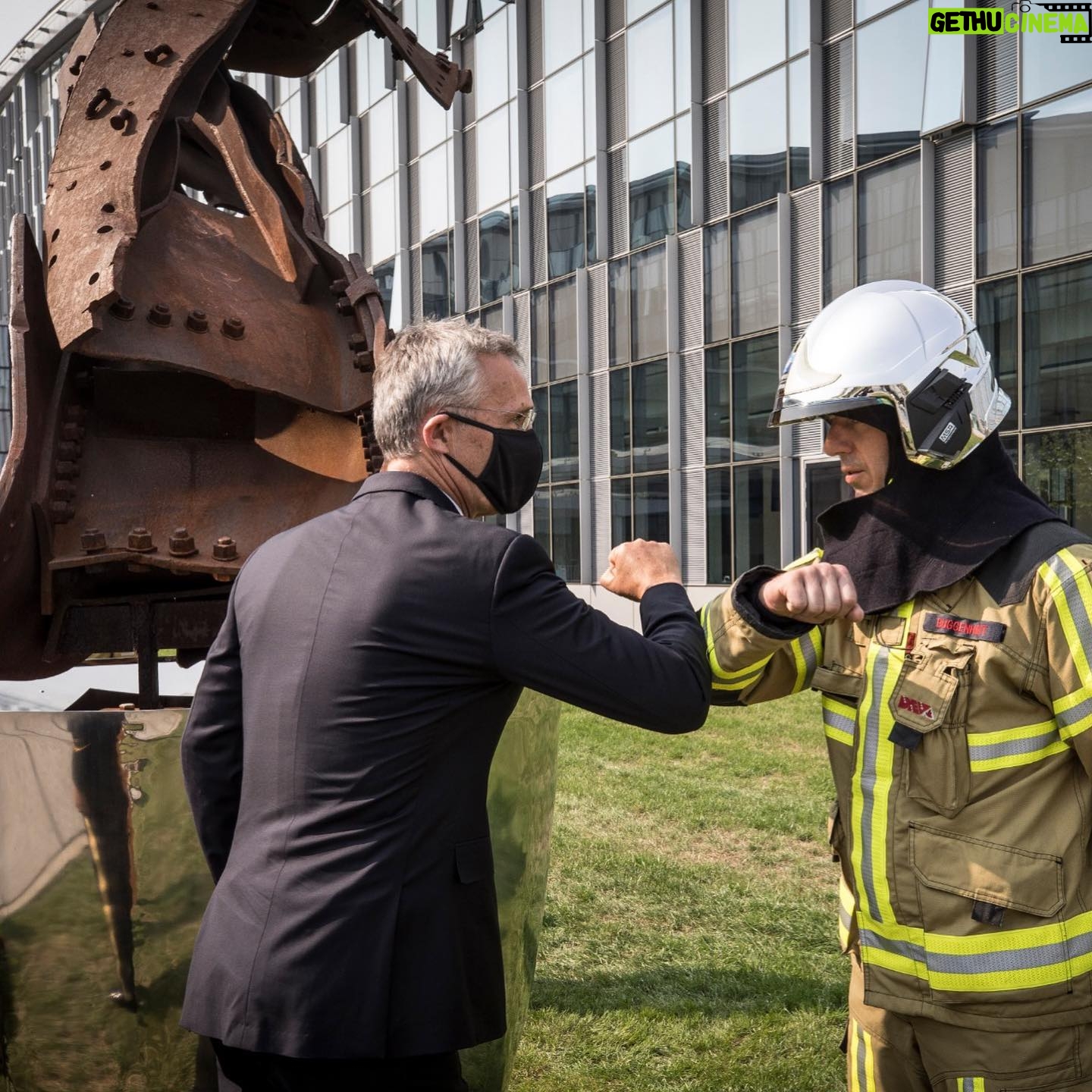 Jens Stoltenberg - 3.1K Likes - Today we remember #September11 @NATO. We stand with the US in fighting terrorism, as we did when we went into #Afghanistan. The sacrifices of our troops & of the Afghan people have not been in vain. Tomorrow peace negotiations start, an historic opportunity which all must seize.