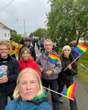 Jens Stoltenberg Instagram - Pride-parade & @smerz_ concert at the Træna Music Festival.