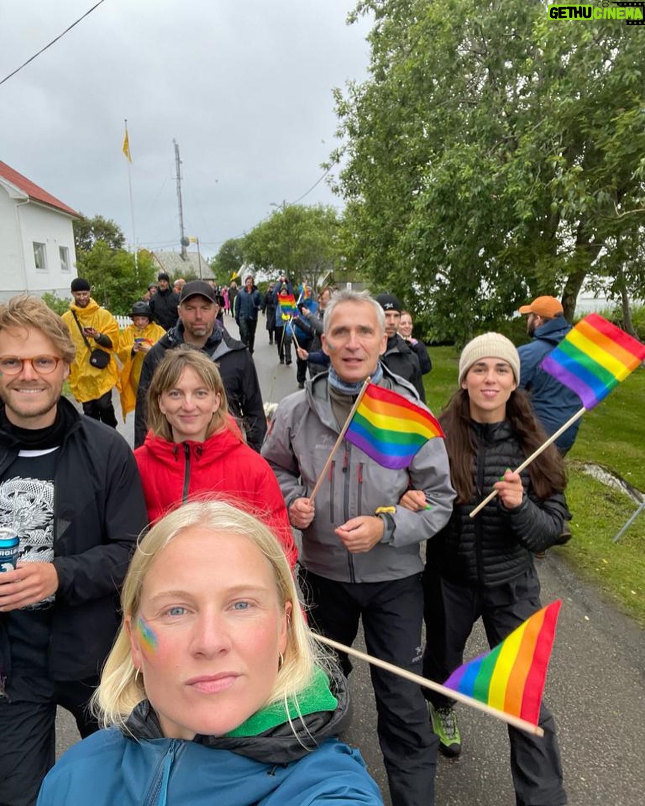 Jens Stoltenberg - 7.5K Likes - Pride-parade & @smerz_ concert at the Træna Music Festival.