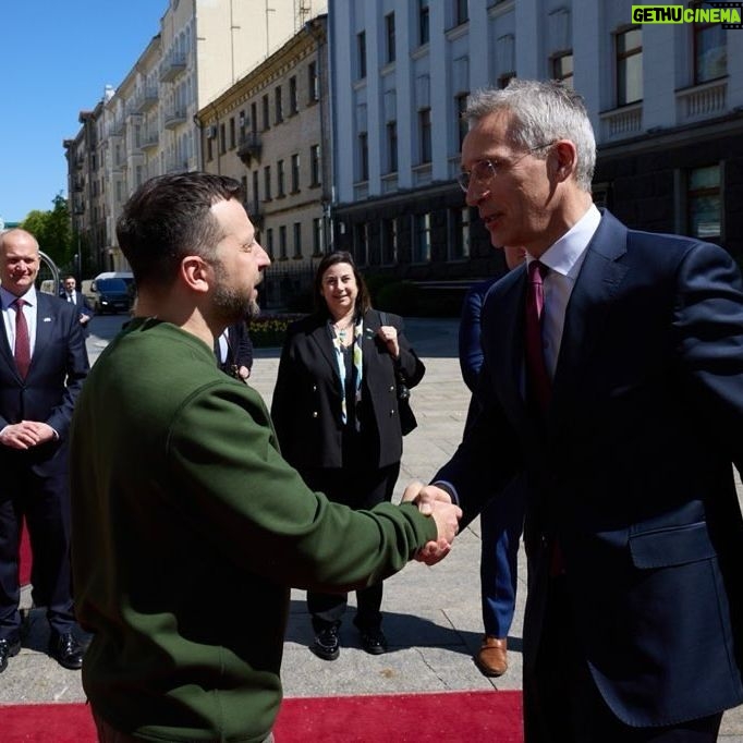 Jens Stoltenberg - 3.8K Likes - Important to visit Kyiv again and meet with President @zelenskyy_official.
The situation is difficult, but it is not too late for Ukraine to prevail – and more support is on the way.
@nato is also stepping up for the long haul, putting Ukraine on an irreversible path to the Alliance.