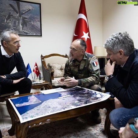 Jens Stoltenberg - 7.4K Likes - The 6 February earthquakes were the deadliest natural disaster on Alliance territory since NATO’s founding. We are now setting up housing for thousands of displaced people & providing airlift. In Ankara & Hatay, I conveyed our strong solidarity: NATO stands with Türkiye.