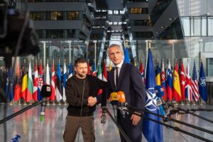 Jens Stoltenberg Instagram - NATO stands with Ukraine for our shared freedom and values. Ukraine’s future is in NATO and we have taken historic steps together to make this possible. Together we are stronger.