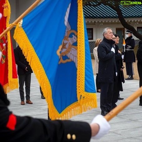 Jens Stoltenberg - 4K Likes - Heading home from an excellent visit to South Korea 🇰🇷 and Japan🇯🇵. We may be oceans apart, but our security is closely connected. NATO will continue to strengthen our partnership with both countries.