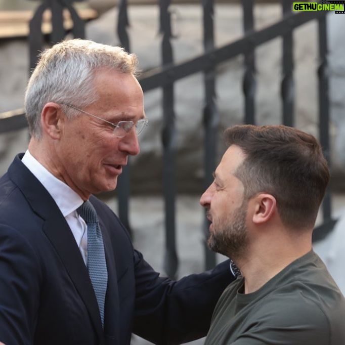 Jens Stoltenberg - 16.3K Likes - Honoured to be back in Kyiv to meet President Zelenskyy.
We discussed Ukraine’s most urgent needs & the next steps in NATO’s support.
The stronger Ukraine becomes, the closer we are to ending Russia’s aggression.