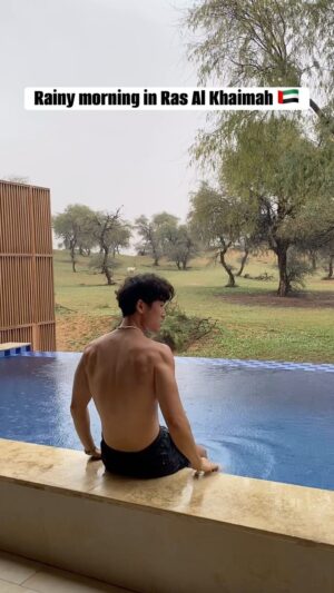 Jeon Tae-yang Instagram - ‏صباح الخير 🇦🇪
Good morning, Rainy Ras Al Khaimah 
I brought the RAIN 🫶🏼

📍 The Ritz-Carlton Ras Al Khaimah, Al Wadi

#fyp#foryou#explore#travel#uae#rasalkhaimah#rak#dubai#middleeast#ritzcarlton#🇦🇪