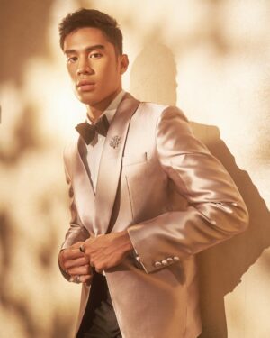 Jeremiah Lisbo Instagram - Grateful And Honored 

#ABSCBNBall2023 
 
Suit by @chynnamamawal 
Styled by @mrdavidmilan 
Grooming by @aguevara_ @chinomaniquiz 
Photographed by @raymondcauilan